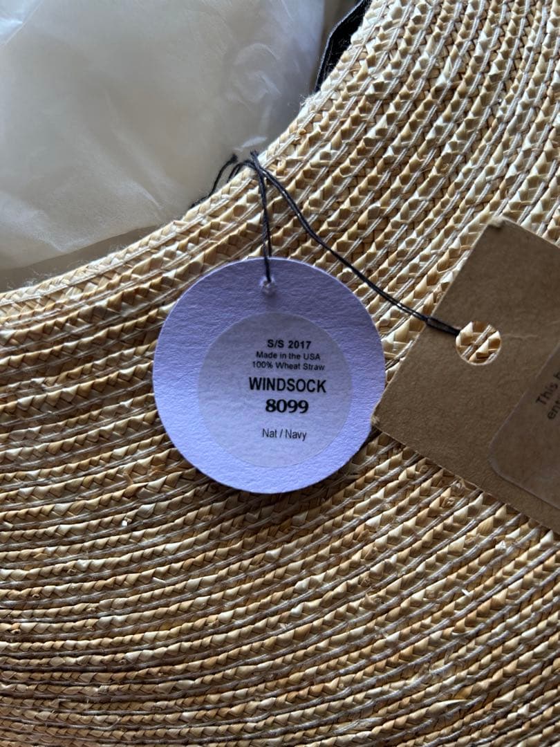 ponga様用【新品未使用】LolaHatsバンダナ付き麦わら帽子