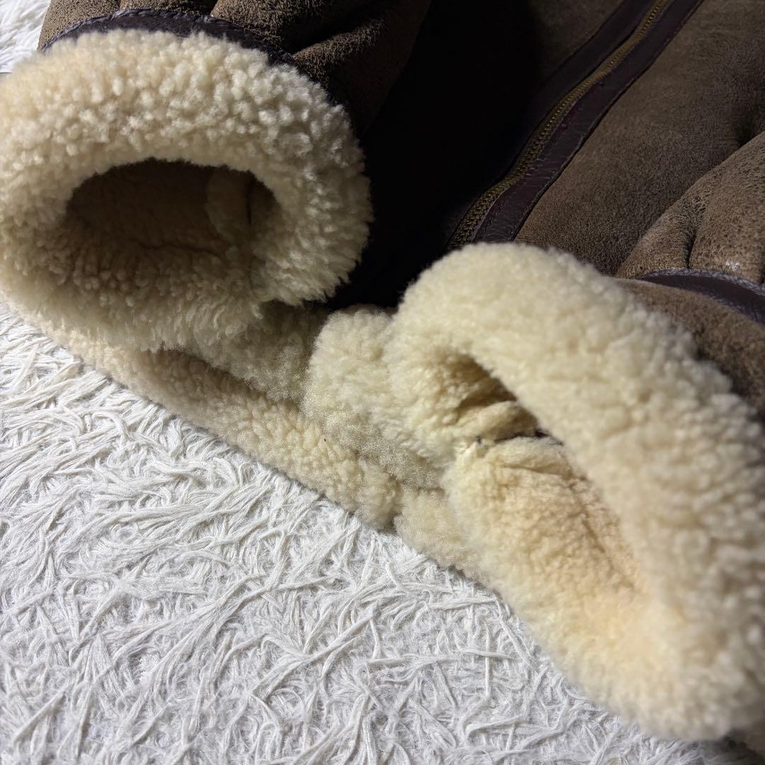 希少■schott B-3 フライトジャケット　羊革　ムートン　257S 38