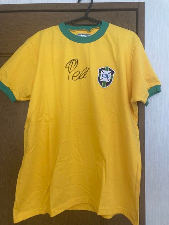 ブラジル代表　ペレ　サイン入りユニフォーム　ワールドカップ　優勝　激レア