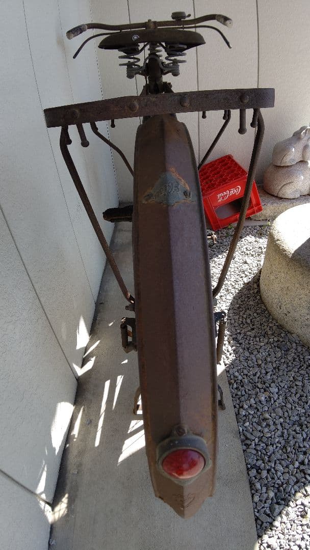 サイクルマーク 古い自転車 ドライブトレイン