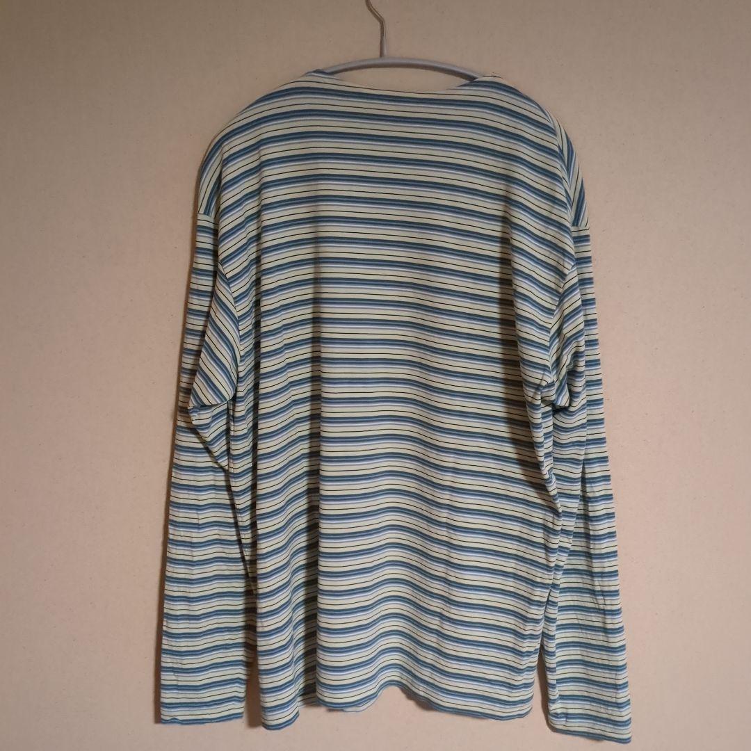 AURALEE　HARD TWIST COTTON BORDER TEE ４