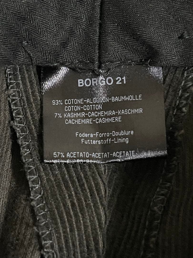 ジョルジオアルマーニ　GIORGIOARMANI カシミヤ混 コーデュロイ