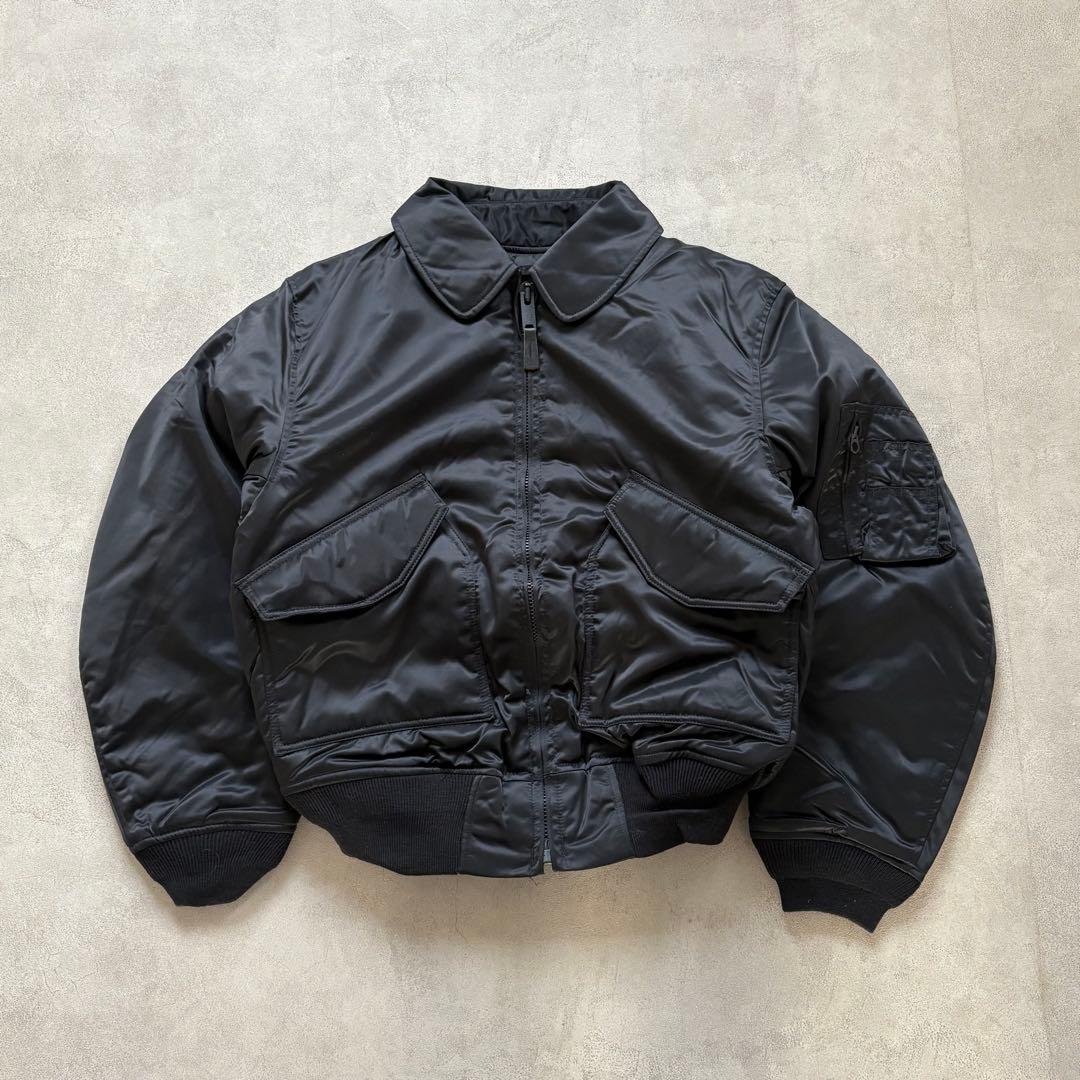 CWU-45/P フライトジャケット M ブラック SCOVILL 米軍 80s