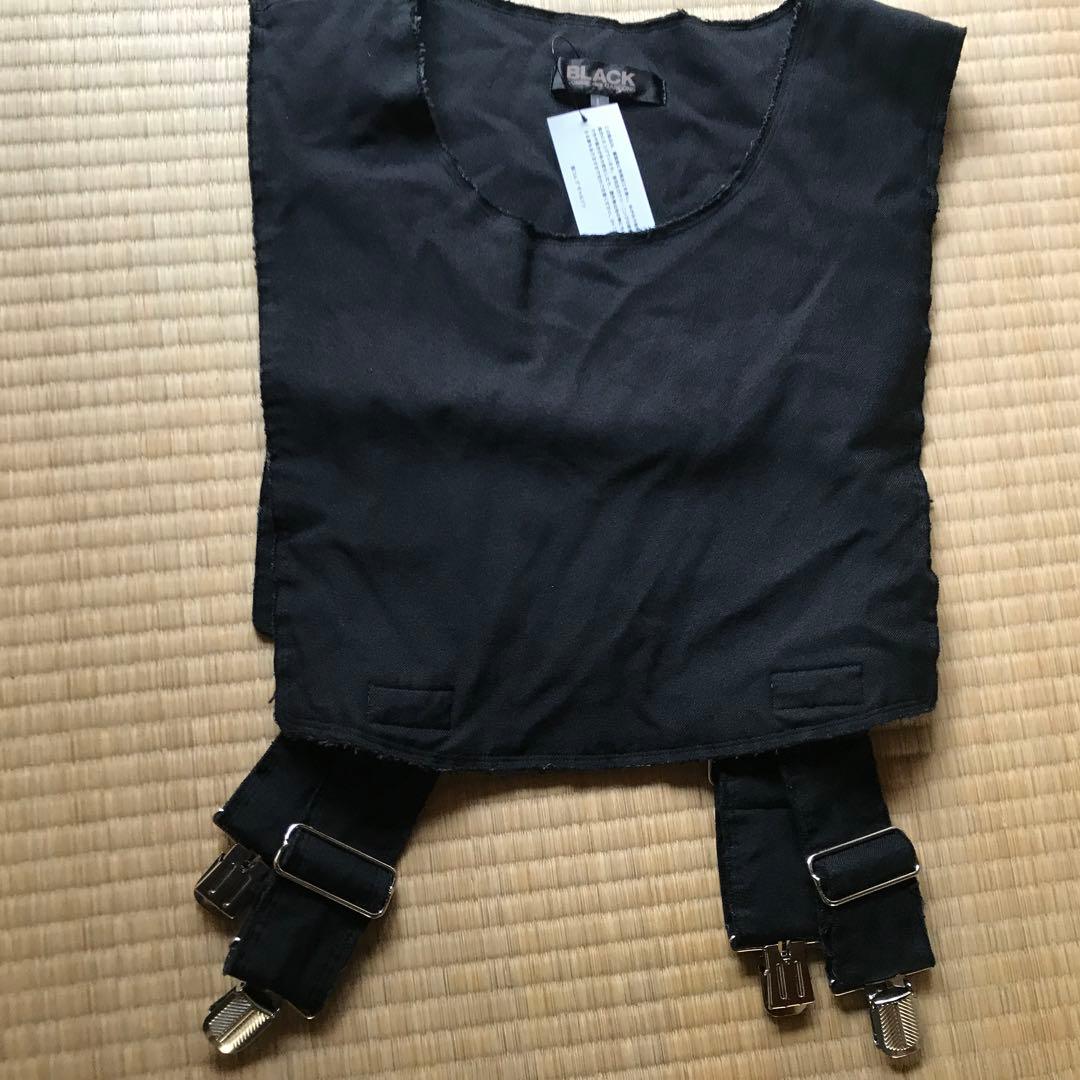 ブラックコムデギャルソン　ハーネスサスペンダーベスト