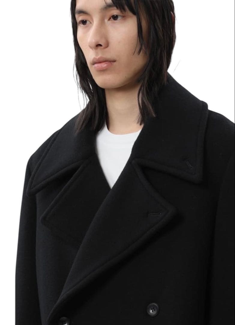 新品 ATTACHMENT DOUBLE BREASTED COAT