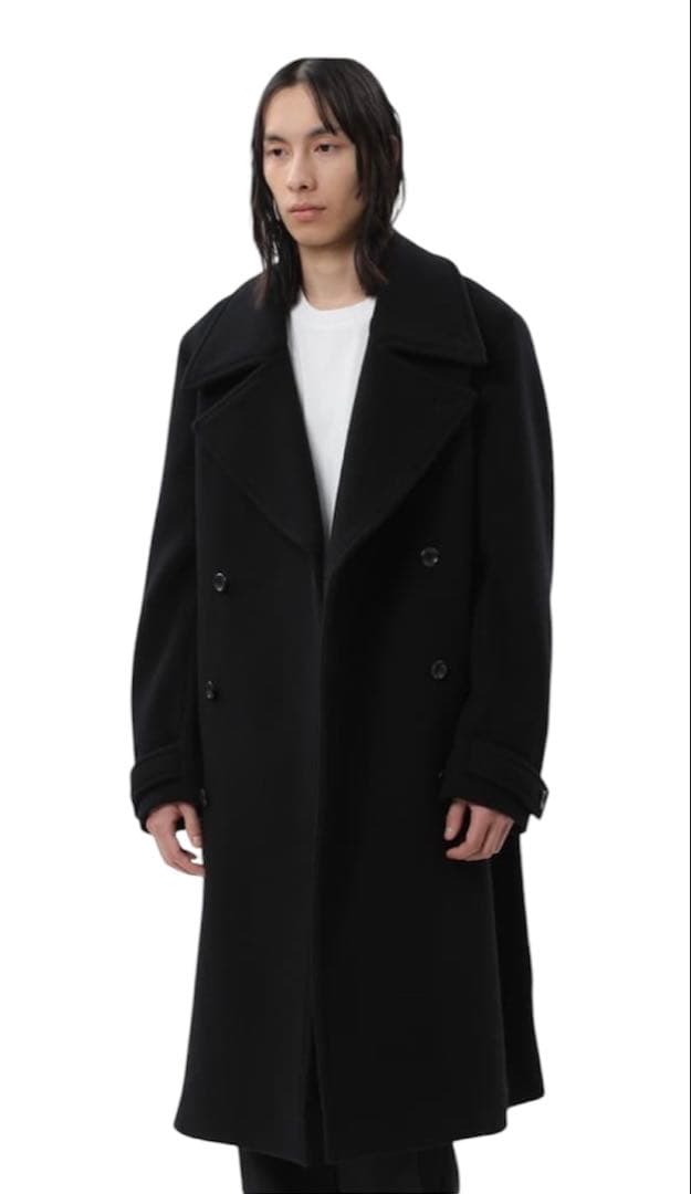 新品 ATTACHMENT DOUBLE BREASTED COAT