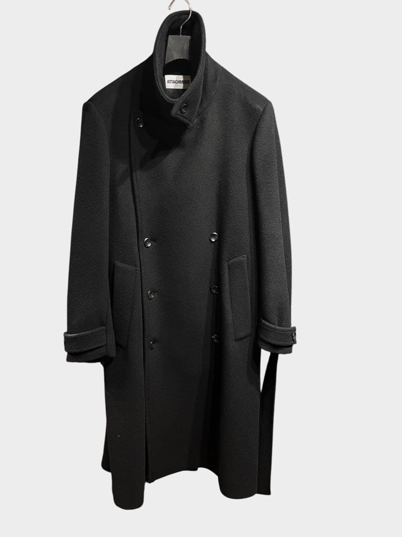 新品 ATTACHMENT DOUBLE BREASTED COAT