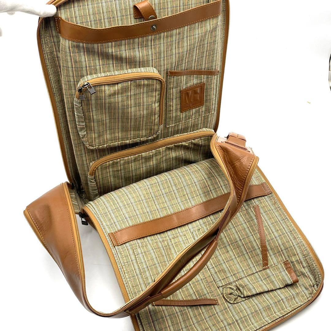 美品● マザーハウス ザダン リュック バックパック ブラウン レザー