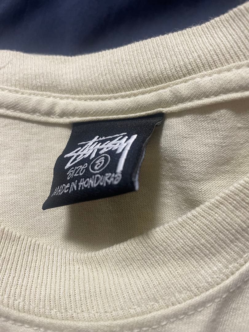 【翌日発送！新品！】Stussy ロングTシャツ クリーム色