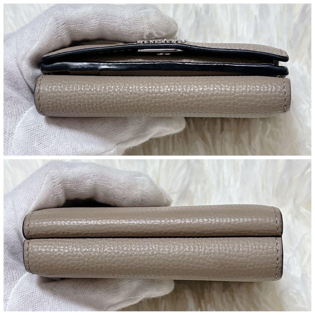 人気カラー✨LOEWE アナグラム トライフォールド ウォレット 三つ折り財布