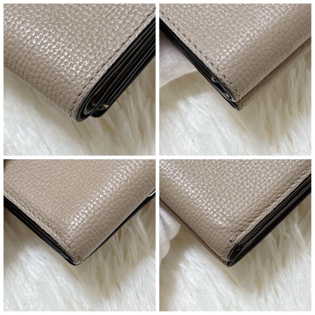 人気カラー✨LOEWE アナグラム トライフォールド ウォレット 三つ折り財布