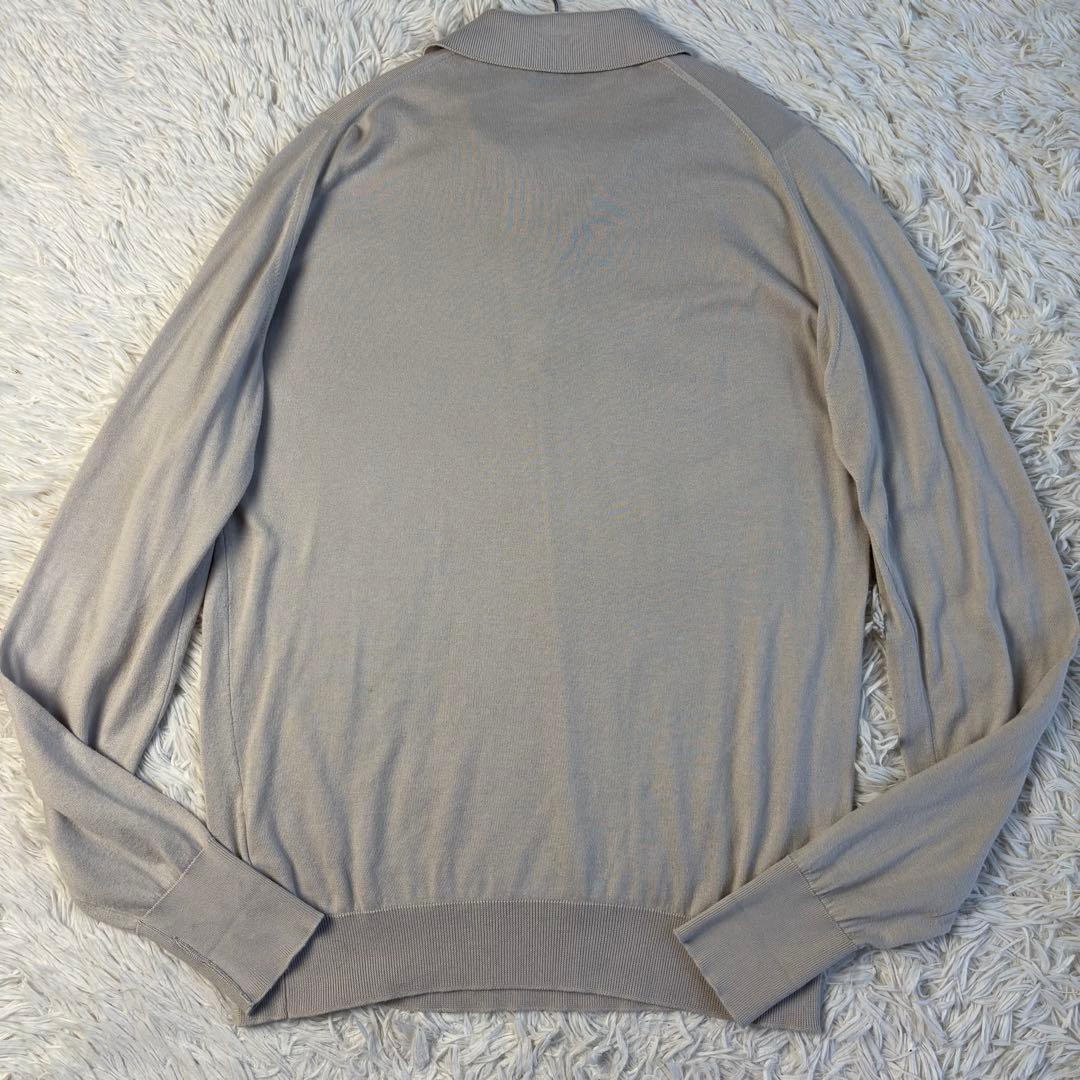 ジョンスメドレー 長袖 ポロシャツ シーアイランドコットン