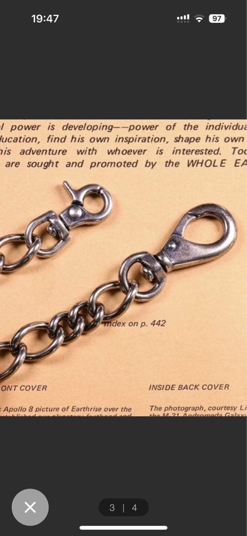 断捨離　amp Japan ウォレットチェーン