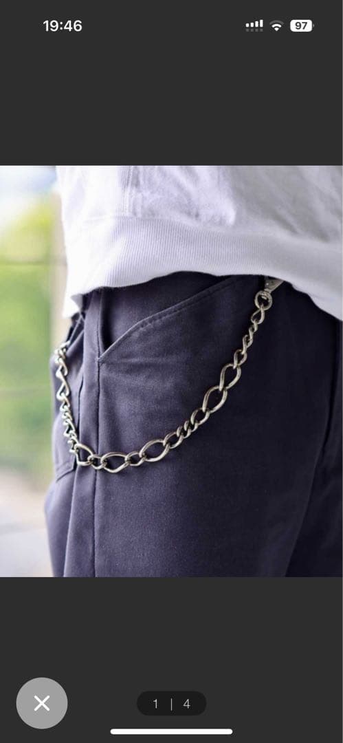 断捨離　amp Japan ウォレットチェーン