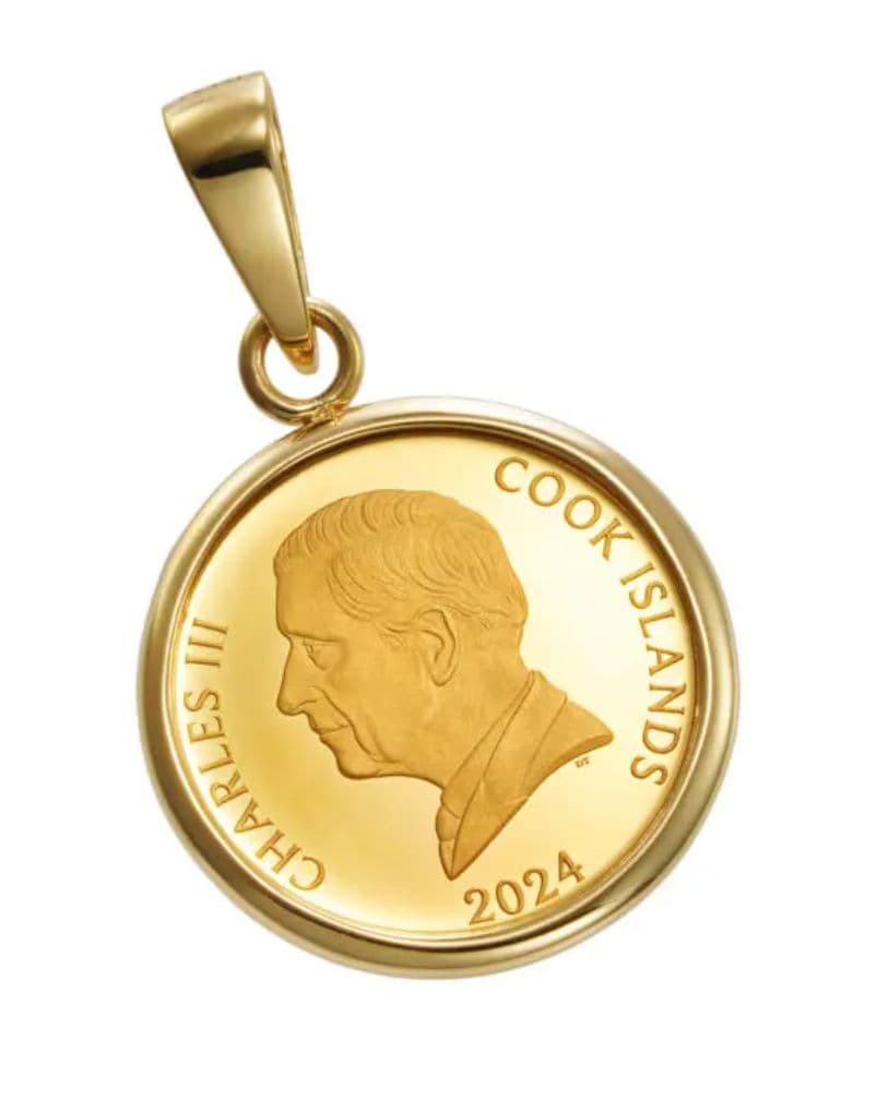 新品SPERANZA純金ラヴィアンローズ1/30ozペンダントトップ限定品