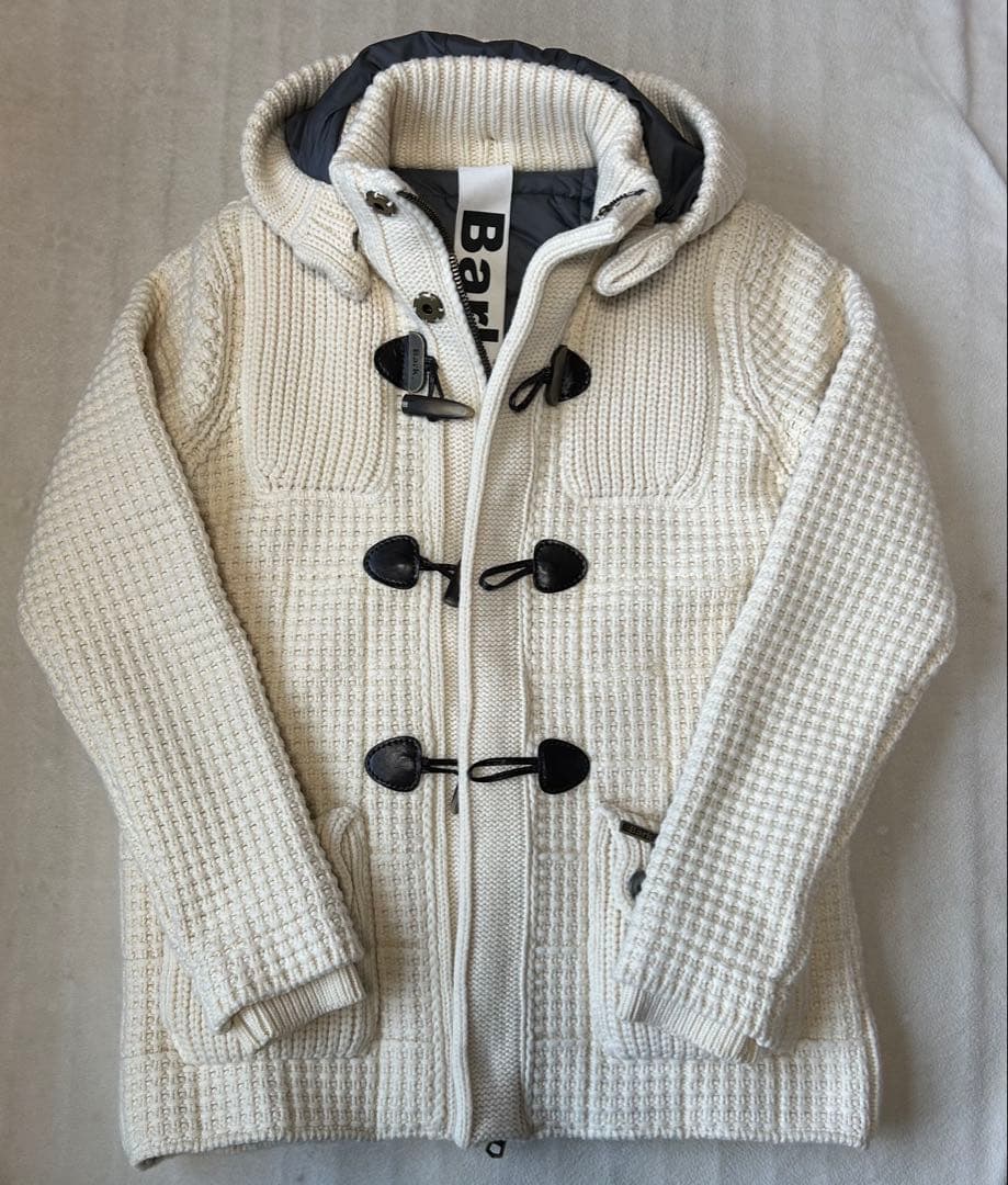 Bark 　ニット　　ニットダッフル　バーク　ホワイト