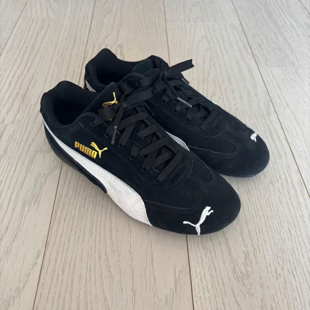 PUMA スピードキャット /スエード ブラック スニーカー