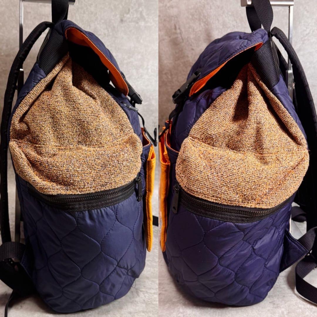 希少 Porter x Carven リュック キルティング ネイビー