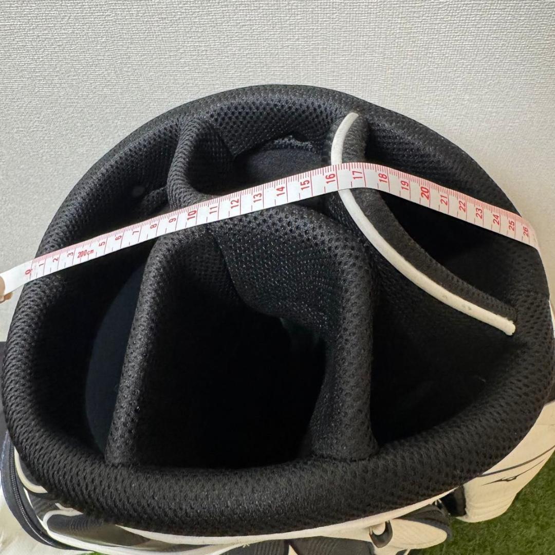 MIZUNO ミズノ キャディバッグ ゴルフバック タータンチェック フード付き