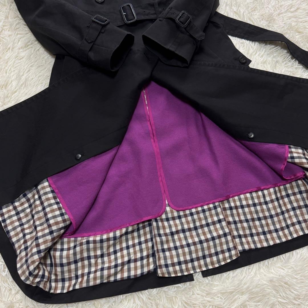 150周年記念モデル✨アクアスキュータム トレンチコート ライナー ブラック 8