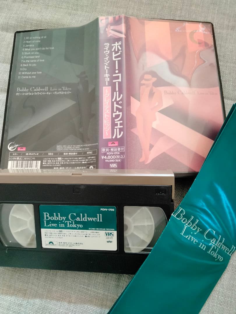 ボビー・コールドウェル　VHS 東京LIVE　ビデオテープ　未DVD