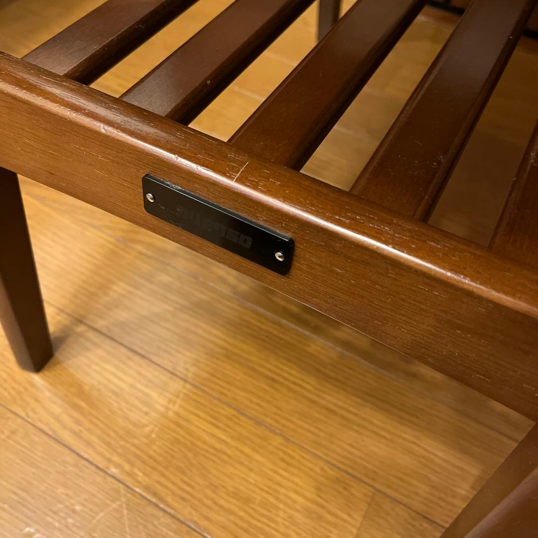 カリモク60　サイドテーブル　ウォールナット（トップ：メラミン化粧板）