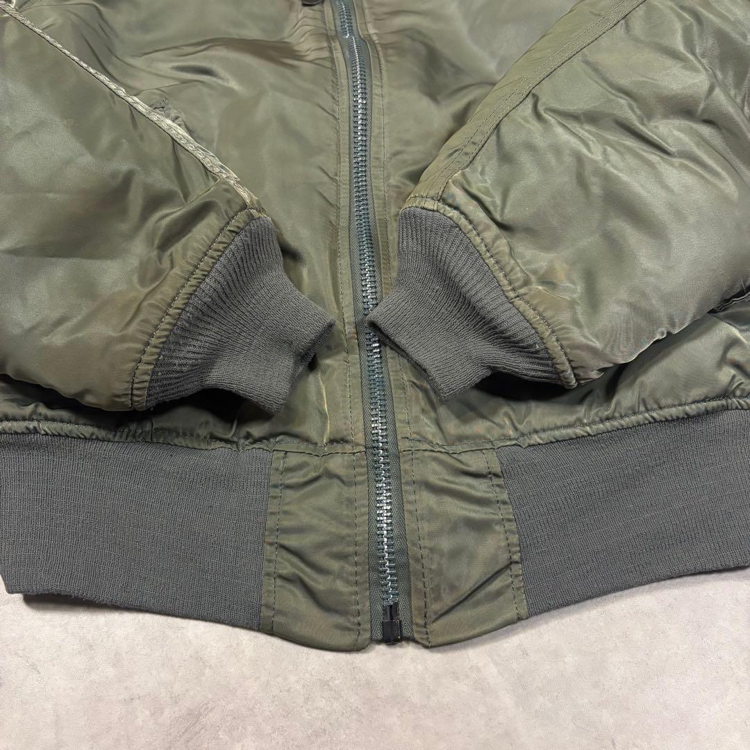 USA製 ALPHA アルファ MA-1 flight jacket M
