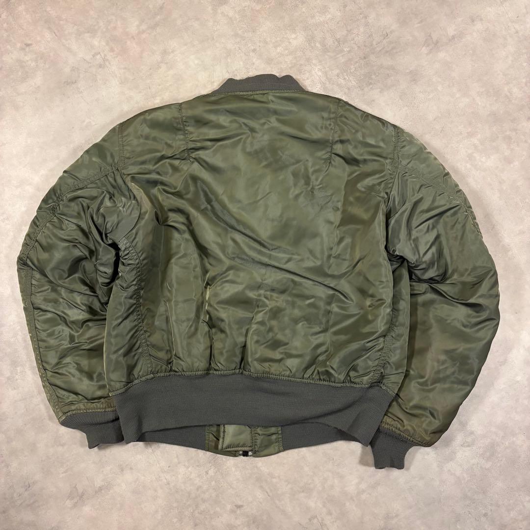 USA製 ALPHA アルファ MA-1 flight jacket M