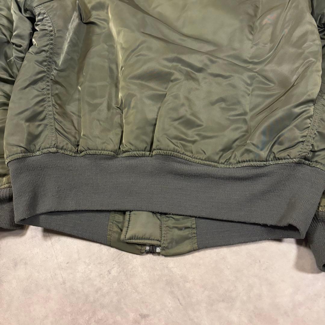 USA製 ALPHA アルファ MA-1 flight jacket M