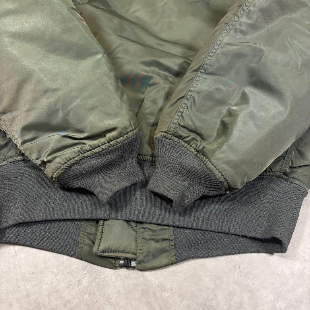 USA製 ALPHA アルファ MA-1 flight jacket M
