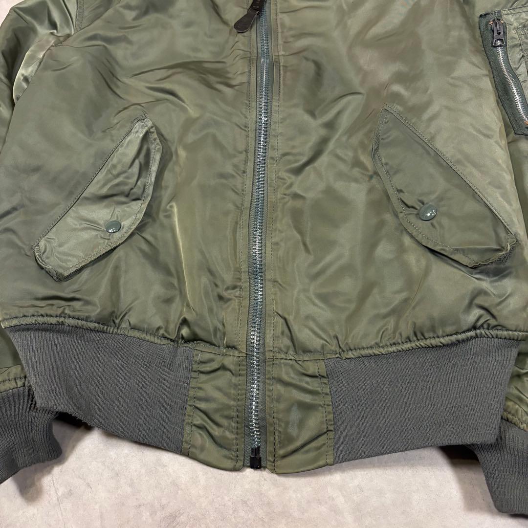 USA製 ALPHA アルファ MA-1 flight jacket M