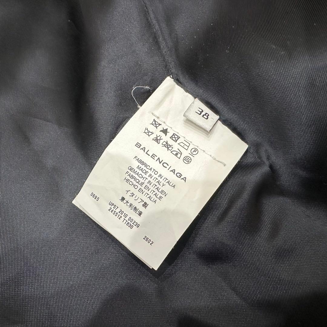 極美品 BALENCIAGA バレンシアガ ショートPコート キャメル 38