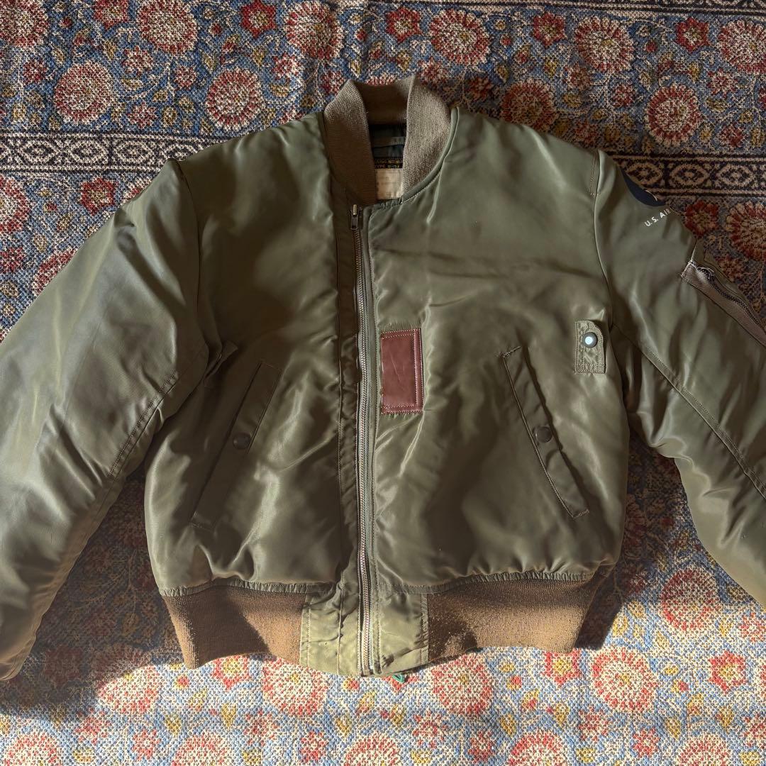 【極美品】Buzz Rickson's バズリクソンズ MA-1 肉厚 M品番