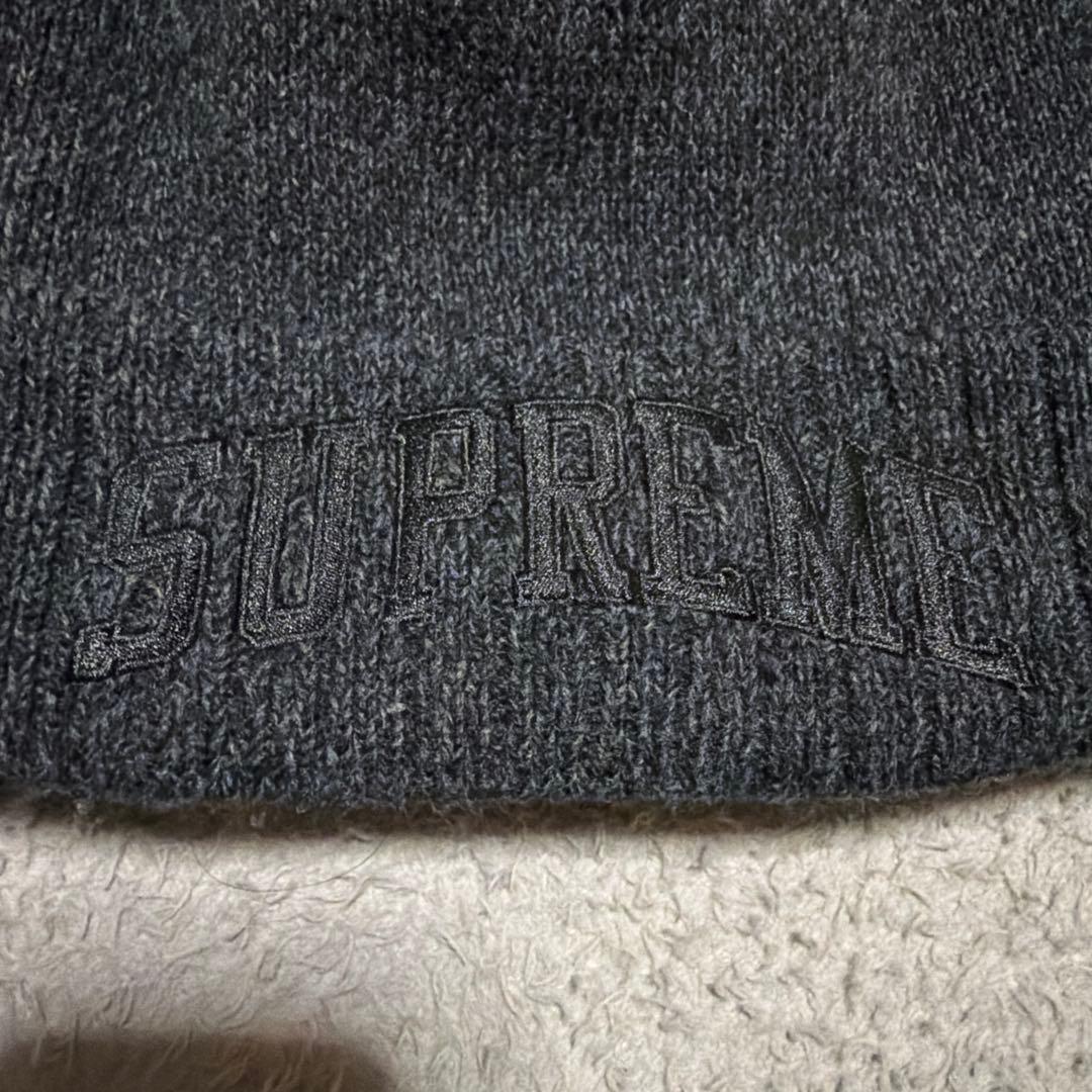 18aw Supreme New Era Arc Logo Beanie 黒