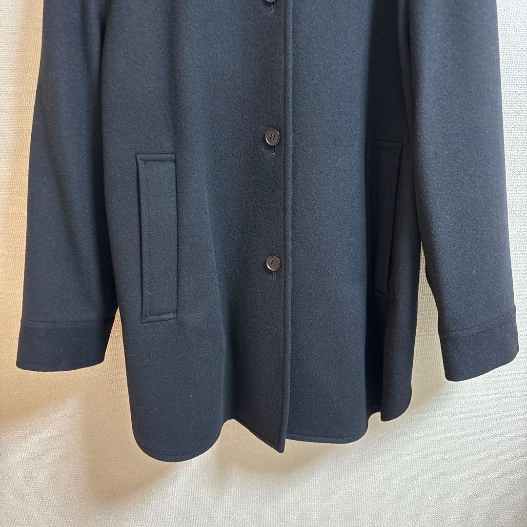 セオリーリュクス　ジャケット　シンプル　無地　上着　ブラック　黒　38号　コート