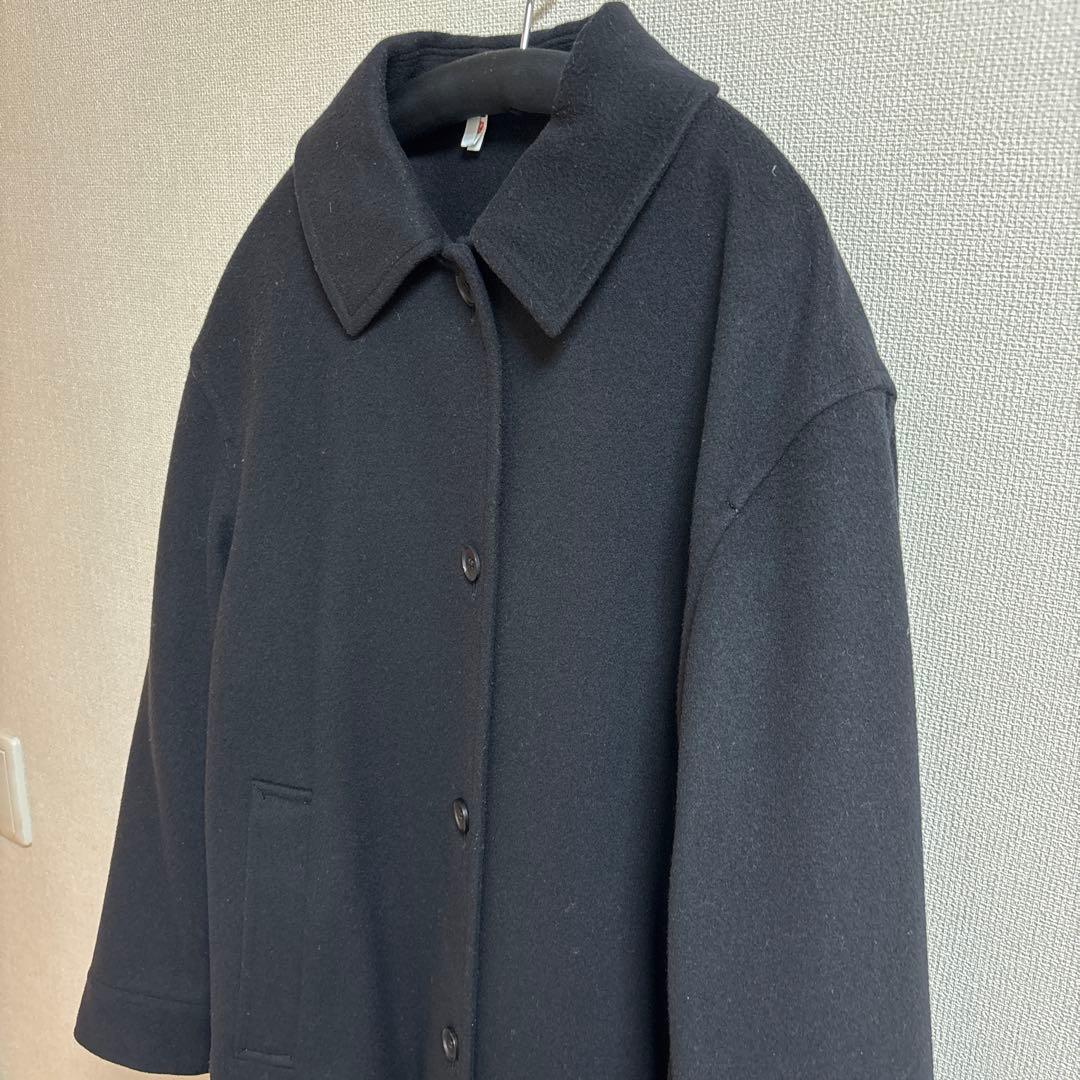 セオリーリュクス　ジャケット　シンプル　無地　上着　ブラック　黒　38号　コート