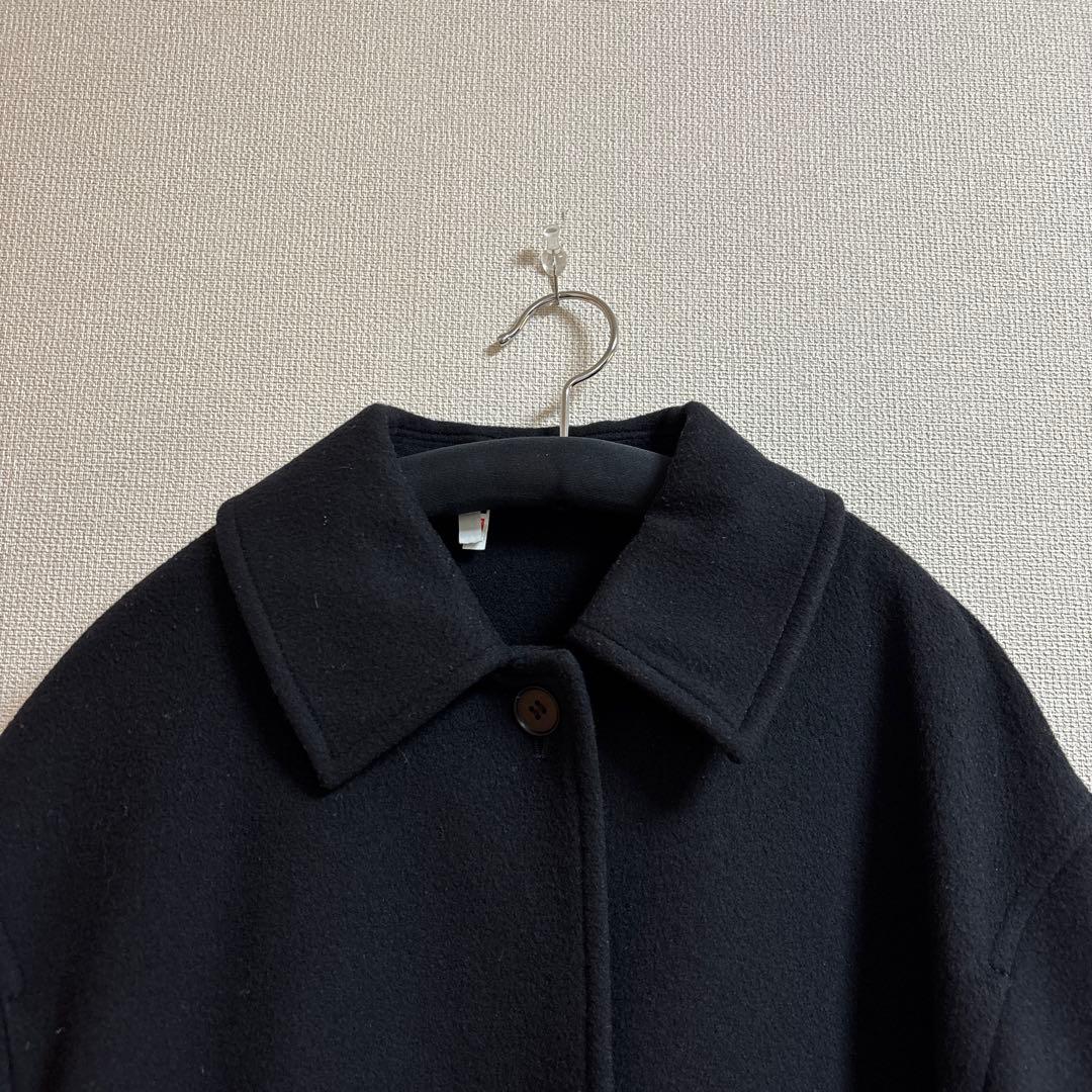 セオリーリュクス　ジャケット　シンプル　無地　上着　ブラック　黒　38号　コート