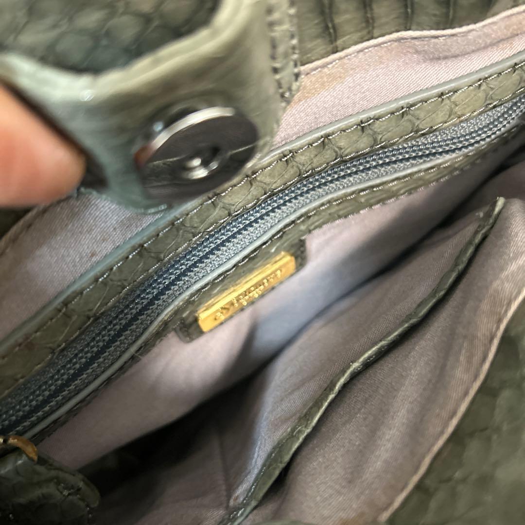 か*ん様 希少品　銀座ヨシノヤ　革編み込みメッシュトートカゴバッグ