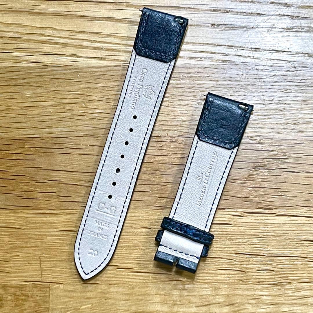 ジャガールクルト ファリアーノコレクション ブルー カーフ 革