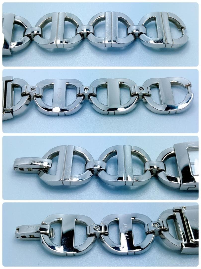 528 クリスチャンディオール　マリス　スクエア　D78-109 シェル　腕時計