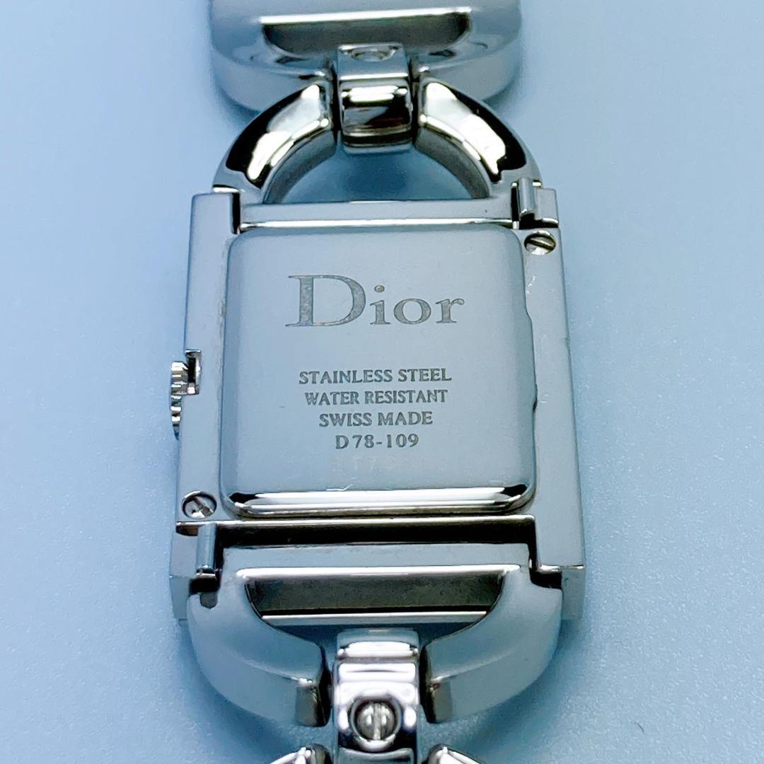 528 クリスチャンディオール　マリス　スクエア　D78-109 シェル　腕時計