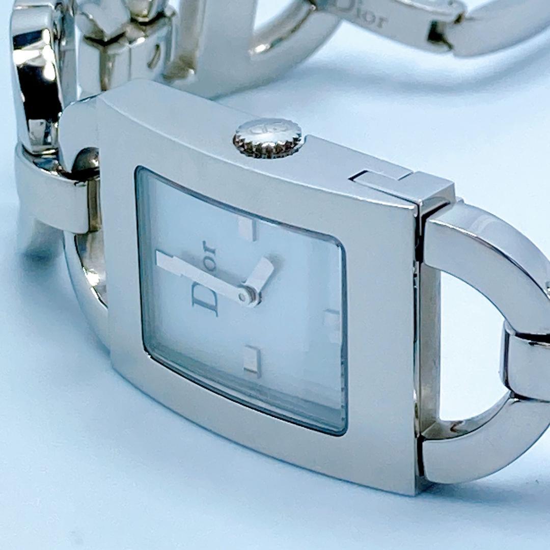 528 クリスチャンディオール　マリス　スクエア　D78-109 シェル　腕時計