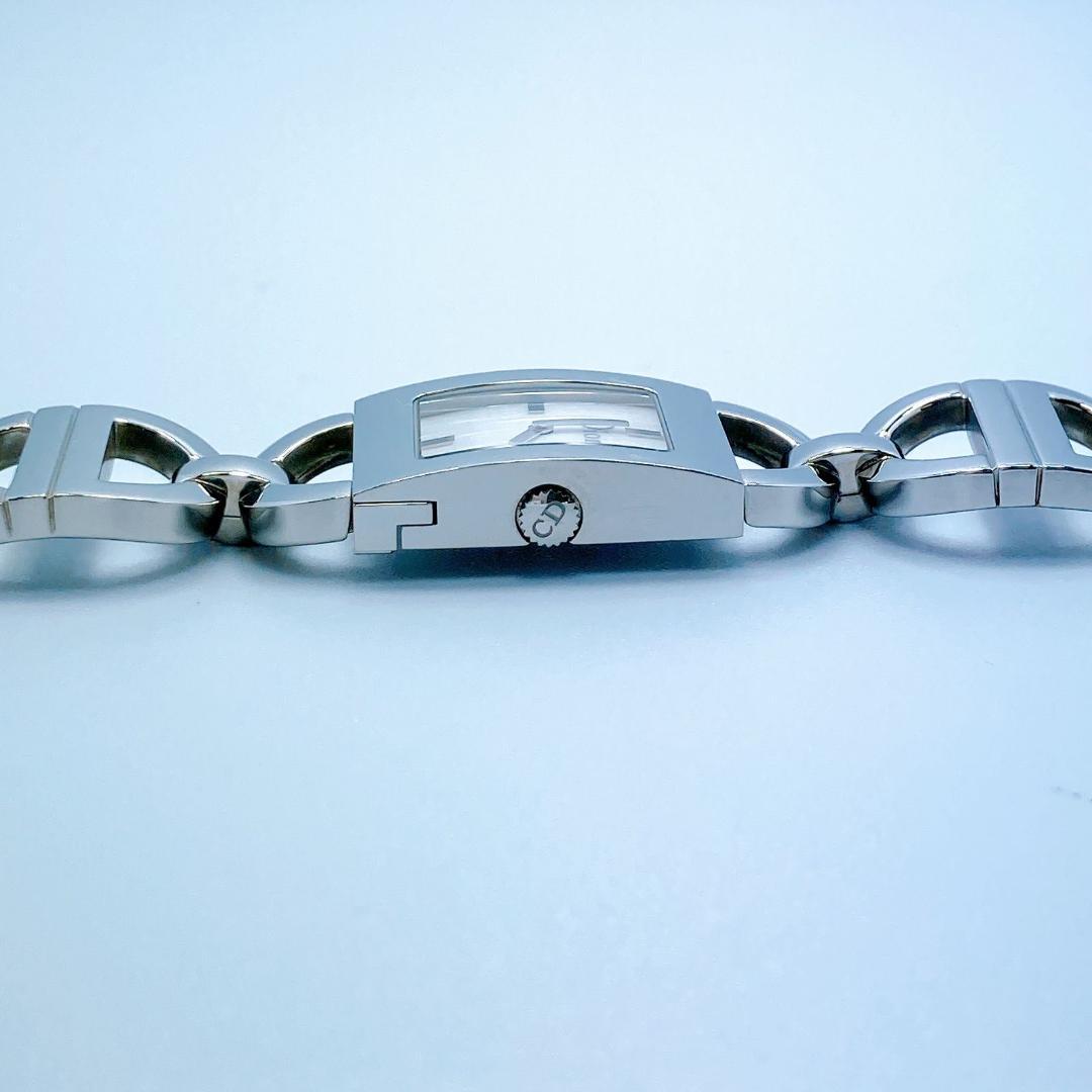 528 クリスチャンディオール　マリス　スクエア　D78-109 シェル　腕時計