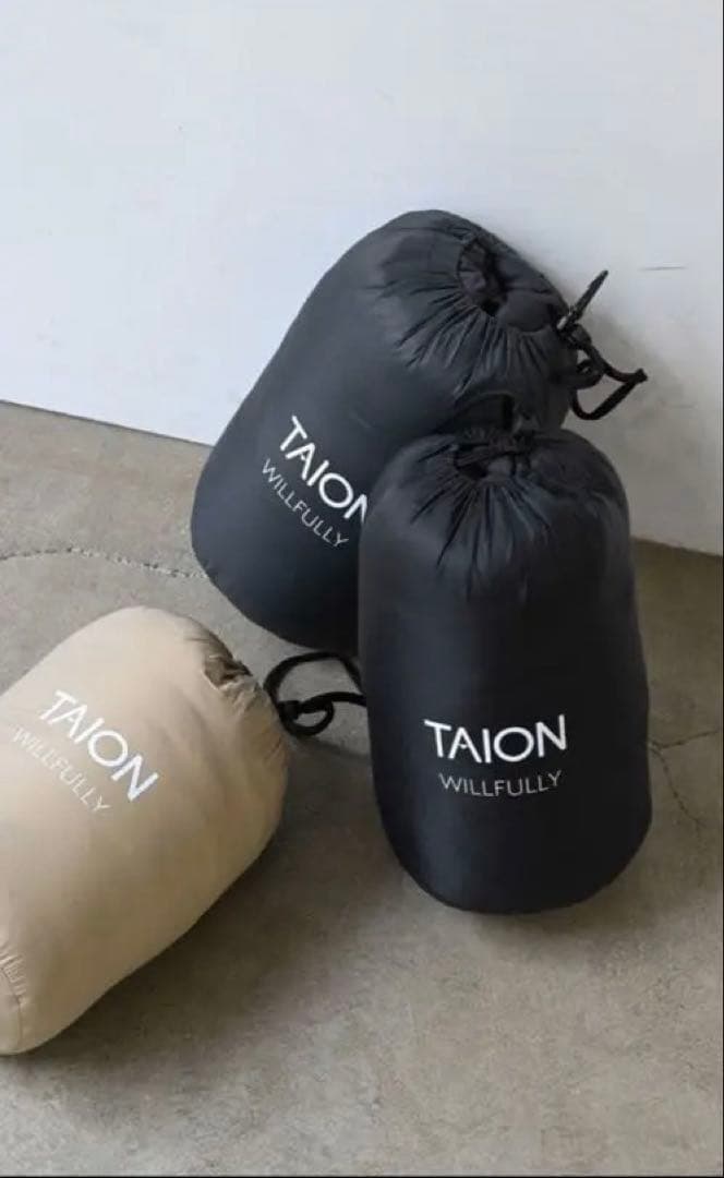 TAION x WILLFULLY down coat s size ベージュ