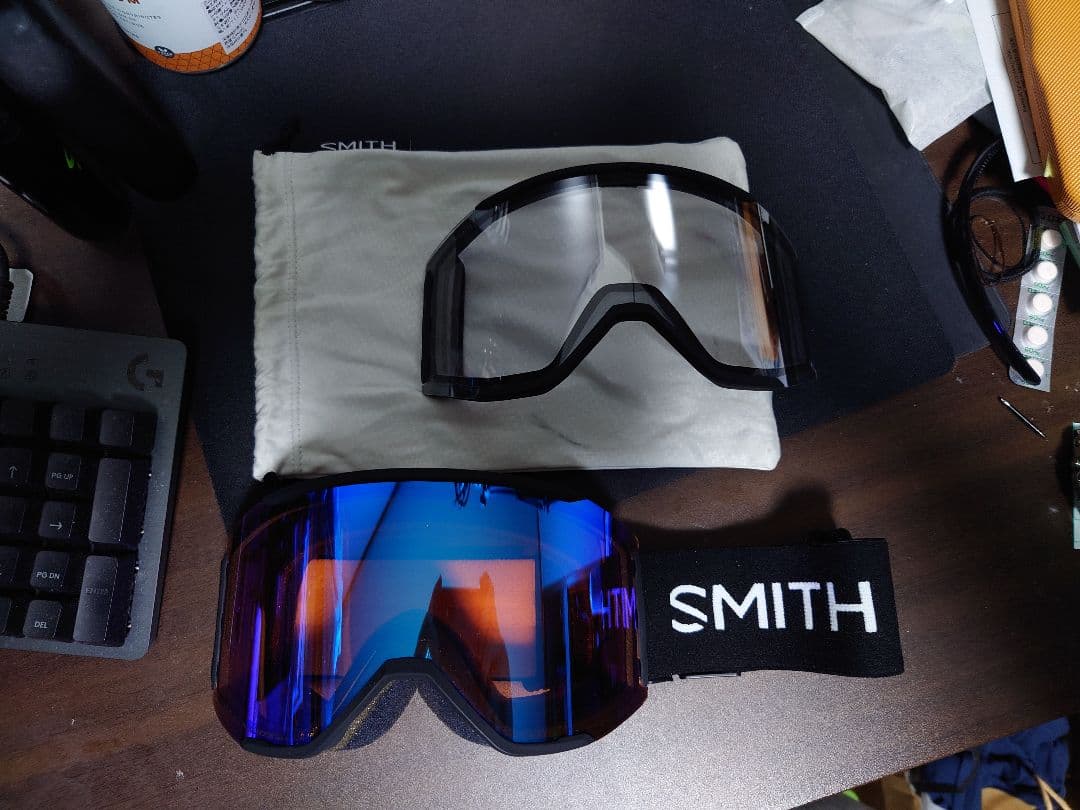 SMITH SQUAD MAGゴーグル レンズ2枚付き