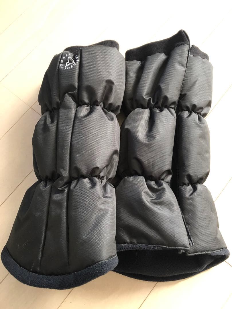 MARK&LONA レッグウォーマー　ブラック