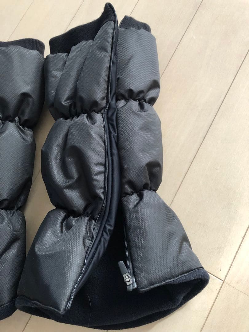 MARK&LONA レッグウォーマー　ブラック