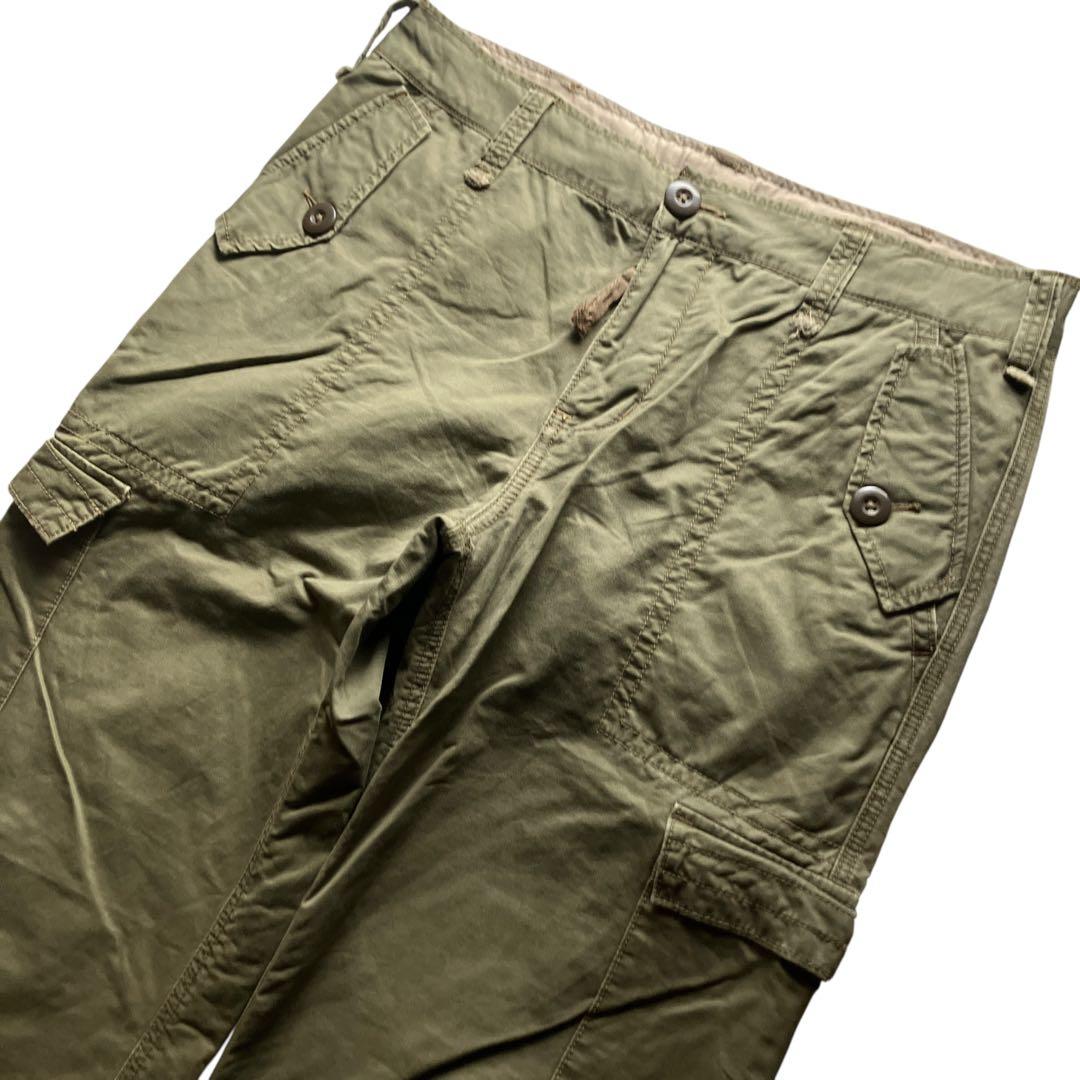 廃盤 00s LEVI'S W36 ミリタリーワイドカーゴパンツ カモメペイント