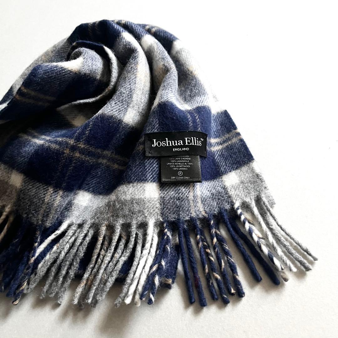 Joshua Ellis ジョシュアエリス／ウール100%マフラー