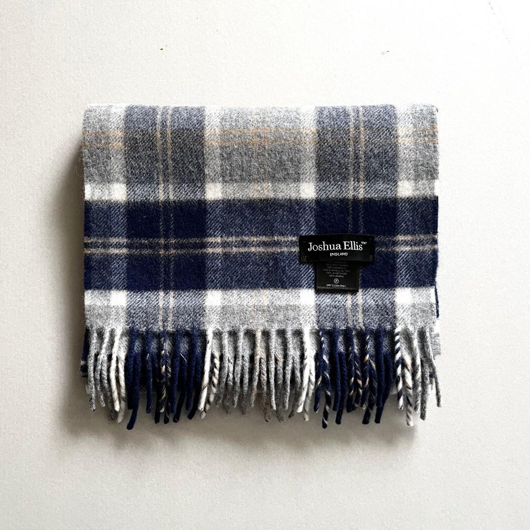 Joshua Ellis ジョシュアエリス／ウール100%マフラー